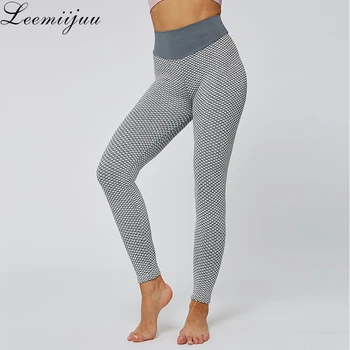 LEEMIIJUU Plus Dimensiune XXL Femei Pantaloni de Yoga Sport jambiere Push-Up Dresuri sală de Gimnastică Exercițiu de Talie Mare de Fitness Rulează Atletic Pantaloni