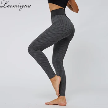 LEEMIIJUU Plus Dimensiune XXL Femei Pantaloni de Yoga Sport jambiere Push-Up Dresuri sală de Gimnastică Exercițiu de Talie Mare de Fitness Rulează Atletic Pantaloni