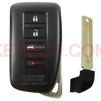 KEYECU Keyless Go Smart Key 4 Buton FSK 315MHz 8A Chip SUV pentru Lexus NX200 FCC ID: HYQ14FBA Bord 2110