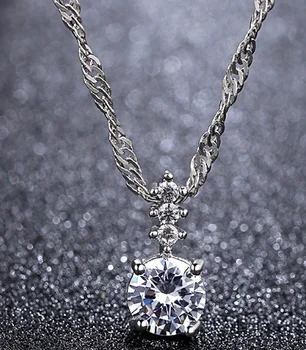 YTF1343 Argint 925 Nunta Pearl Zircon Colier Cercei de cristal lovers Brățară