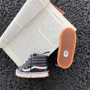 Moda de stradă 3D panza pantofi skateboard valul fără Fir Bluetooth Casti Caz Pentru AirPods 2 1 Pro Silicon Moale Cască acoperi