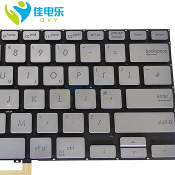 OVY marea BRITANIE tastaturi cu iluminare din spate pentru ASUS zenbook flip 14 UX462 UX462DA UX462FA gri argintiu tastatură de înlocuire 0KNB0-262NUK00 vânzare
