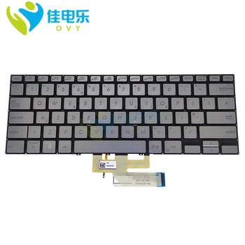 OVY marea BRITANIE tastaturi cu iluminare din spate pentru ASUS zenbook flip 14 UX462 UX462DA UX462FA gri argintiu tastatură de înlocuire 0KNB0-262NUK00 vânzare