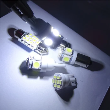 12 Bucata 12V Alb LED-uri Auto Luminile Interioare plafoniera Lectură Lampfor Portbagaj Lampa se Potrivesc pentru Kia Sorento 2011-2016 Accesorii Auto