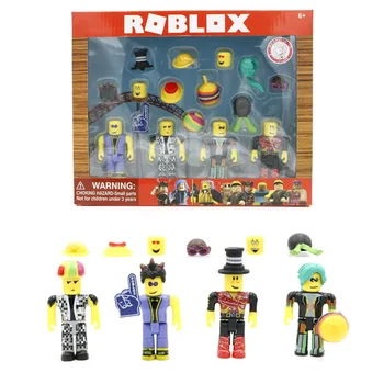 ROBLOX Nebunia Disco Mix Set 4buc/Pachet 7cm PVC Suite Păpuși Jucarii Baieti Model Figurine de Colectie Cadouri de Crăciun pentru Copii