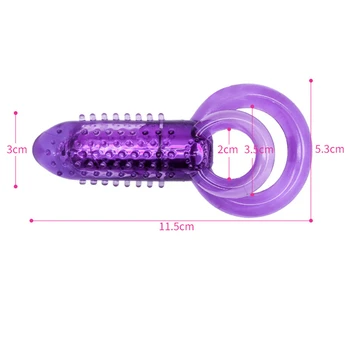 10 Viteze Glont Vibrator Anal Unisex Double cock Inele Pentru Penis Vibrator Jucarii Sexuale Pentru Barbati Femeie Masturbator Erotic Adult Toy