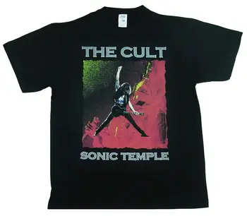 Cultul Sonic Temple Negru T-Shirt De Calitate De Top De Bumbac Casual Pentru Bărbați Tricou Pentru Bărbați Livrare Gratuita Topuri De O-Neck Shirt