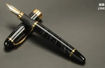 JINHAO X450 avansate stilou 18K GP Peniță de stilou cu cerneală 23 culori pot alege de ambalare cu pix negru husă de vânzare fierbinte