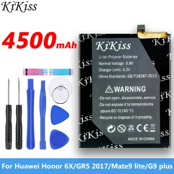 4500mAh pentru Hua Wei Original Bateria Telefonului HB386483ECW Pentru Huawei Honor 6X / G9 plus / Maimang 5 / GR5 2017 Baterii