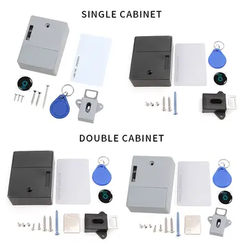 Încuietori de Cabinet Invizibil Electronice RFID Blocare Ascunse de acces fără cheie Sertar Încuietori pentru Uși Senzor Dulap Încuietori de Cabinet DIY de Blocare