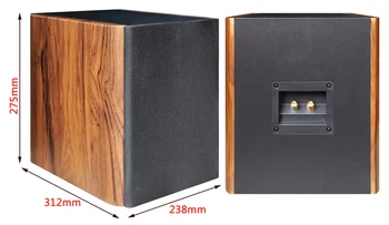 IWISTAO Gamă Completă Difuzor Gol Cabinet de 6.5 inch Difuzor Pasiv Cabina de Lemn de 15 mm de Înaltă Densitate MDF, Volumul 16L DIY