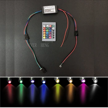 Utilizare masina de fibre optice iluminat 12v 2w multi colorate sursă de lumină led motor IR control de la distanță