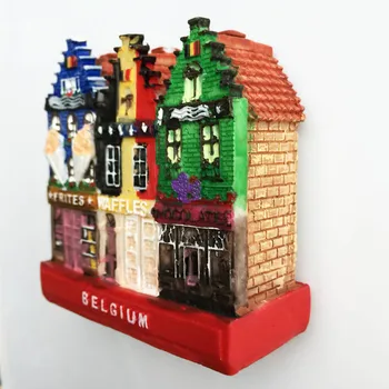 Belgia Magnet de Frigider Street View 3d Rășină Magnetic Frigider Autocolante Turistice, Suveniruri, Cadouri Creative pentru Decoratiuni