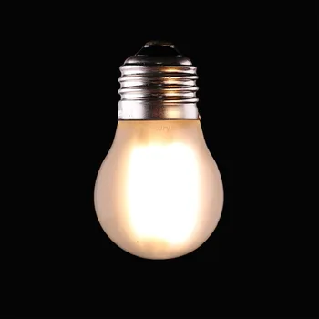 G45 antic bec Mat ,4W, Lampa Retro Stil LED Filament Bec,E26 E27 Lampă,Decorative de uz Casnic Lumini,Estompat 10buc