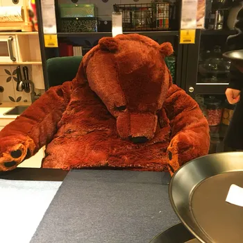 60/100CM Mare Urs Brun Jucării de Pluș Minunat Ursuleț de Pluș Umplute de Animale Papusa Moale Perna Jucarii Pentru Fete de Aniversare pentru Copii