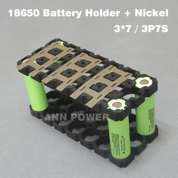 3P7S titular 18650 baterie + 3P2S bandă de Nichel Folosit pentru 24V 10Ah li-ion baterie pack 3*7 titular și 3*2 nichel centura