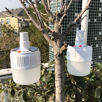 SHENYU Reîncărcabilă LED Bulb Lampa de Control de la Distanță de Încărcare Solar Portabil de Urgenta Piața de Noapte de Lumină în aer liber Camping Acasă