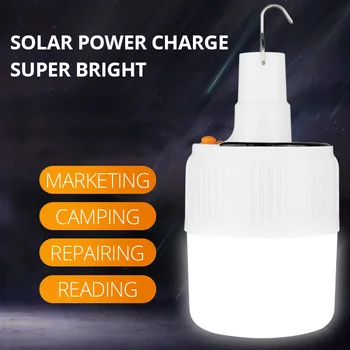 SHENYU Reîncărcabilă LED Bulb Lampa de Control de la Distanță de Încărcare Solar Portabil de Urgenta Piața de Noapte de Lumină în aer liber Camping Acasă