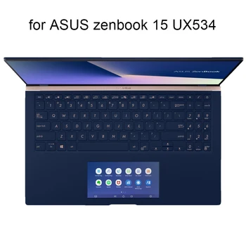 Tastatura Huse pentru ASUS zenbook 15 UX534 FA UX534FT UX533 vivobook S15 S532 noi 2020 clar silicon protector al pielii cover TPU