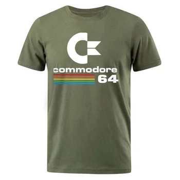 Barbati tricouri de Vară 2020 Commodore 64 de Imprimare T tricoul C64 SID Amiga Retro Cool Design T-shirt Short Sleeve Top tee Mens Îmbrăcăminte