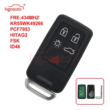 Kigoauto KR55WK49264 cheie Inteligentă 434Mhz 5 buton pentru Volvo 2007 2008 2009 2010 2011 V70 XC70 XC60, S80 S60
