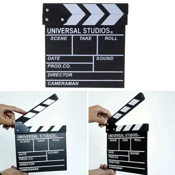 Regizorul profesional e Clapper Board Scena de Film Clapboard Fotografie elemente de Recuzită de Film de Fotografiere Accesoriu