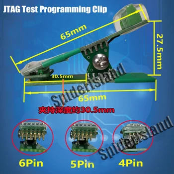 Test Rack de Programare Ardere PCB Sonda Clip de Prindere Download Programator 2.54 mm Arde 2.54 pogo pin Peste Protecție de Curent