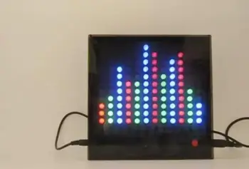 DIY kituri 12*11 Analizor de Spectru Audio Audio Indicator de Control Vocal Matrice de LED-uri Electronice DIY Kituri