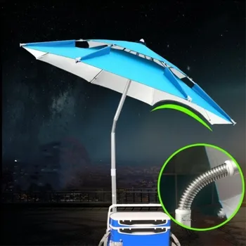 De Vânzare la cald 1.8-2.2 m de Plaja Pescuit 12 Tip Pliere Umbrela în aer liber Universal Ploaie-dovada de protecție Solară Anti-UV, Parasolar Camping Tent