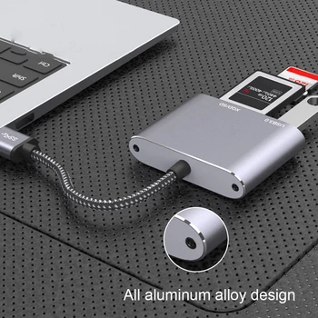 STOC GATA Noul Cititor de Carduri XQD din Aliaj de Aluminiu Fotografii și clipuri Video de Tip c de Memorie Flash USB3.0/2.0 XQD ABS Portabil Pentru Sony Seria G