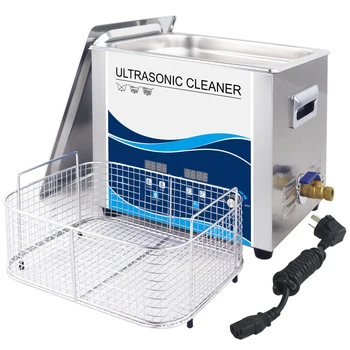 10L Ultrasonic Cleaner Baie Timer Încălzire 360W Ajustare 40KHZ Laborator Dentar Hardware Instrumente de Spălare cu Degas