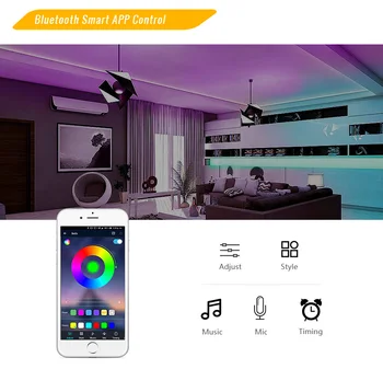 Bluetooth Lumini Benzi Condus 10M 5M Cu Muzică de Sincronizare de Culoare Schimbare App Control de la Distanță WIFI RGB 2835 5050 Felixable Decor Acasă