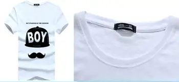 2019New Brand Simplu design creativ bumbac Imprimare Tricouri Barbati New Sosire Stil de Vara cu Maneci Scurte Barbati t-shirt