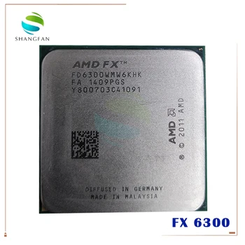AMD FX-Series FX6300 3.5 GHz SIX-Core CPU Procesor FX 6300 FD6300WMW6KHK 95W, Socket AM3+