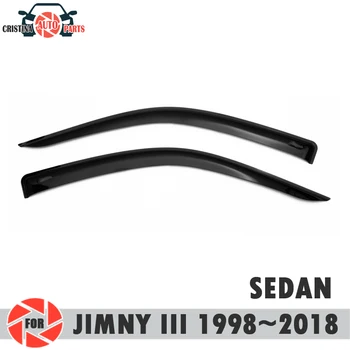 Geam deflector pentru Suzuki Jimny III 1998~2018 ploaie deflector de pământ de protecție styling auto accesorii decor de turnare