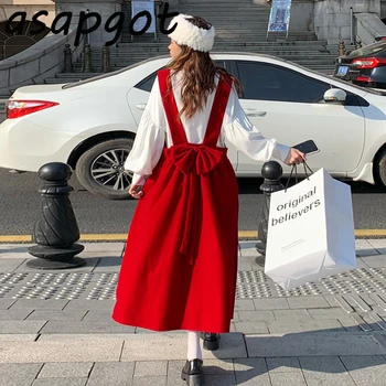 Liber Funda Mare V Gâtului Fără Mâneci Roșii De Catifea Rochie De Rezervor Femei Vintage Chic Moda Coreeană Vestido Feminino Temperament Dulce