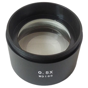 Wd165 0,5 X Stereo Microscop Auxiliare Obiectiv Lentila Barlow cu 1-7/8 Inch(M48Mm)Montare pe Fir