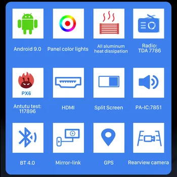 Eunavi 4G+64G 2 DIN Android 9 Auto Radio Player Multimedia Pentru Honda Civic 2006-2011 4G Tableta PC de 10.1 inch Ecranul de GPS Navigator