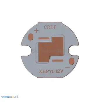20buc/lot! Cree XHP70 sau XHP70.2 LED-uri de Cupru PCB Bord Radiator Termic de Separare a CONDUS Lampă de Bază 12V sau 6V 16 mm sau 20 mm PCB Numai