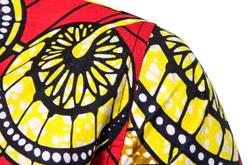 3D Totem Print African Camasa Barbati 2019 Noi Tribal Dashiki Maneca Lunga Barbati Tricouri Rochie Bazin Riche Tradiționale Africane Îmbrăcăminte