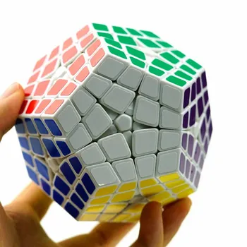 4x4 Megaminx cub de Master Kilominx Negru Viteza Cub Cubo Magie Jucărie de Învățământ Învățare și Educaționale Cubo magico Jucărie Picătură de Transport maritim