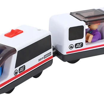 Tren Electric Jucarie Locomotiva De Cale Ferată Magnetic Conectat Electric Mic Tren Magnetic Feroviar Jucărie Copii, Jucarii Copii, Cadouri