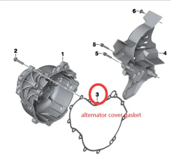 Motocicleta Generator de Ambreiaj Carter Acoperă Cilindrul Seturi Garnitura Set pentru BMW F700GS K70 11-17 F650GS F800GS K72 06-18 K75 12-17