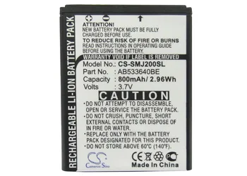 Cameron Sino 800mAh Baterie AB533640BE pentru Samsung SGH-J200