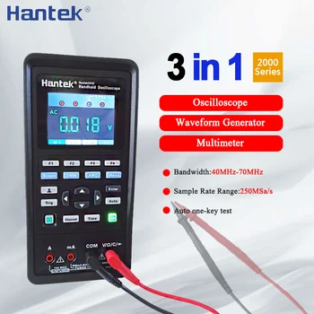 Hantek 2C42 2D42 Osciloscop Digital Multimetru Tester Osciloscope Generator de forme de Undă 3in1 Portabil USB 2Channel 40mhz 70mhz