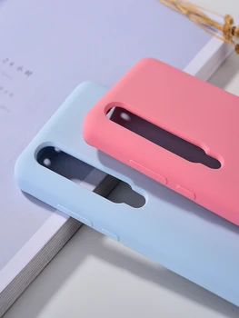 Xiaomi Mi 10 Lichid de Stat Silicon Înapoi Caz Original Netedă Moale-touch Shell Plin Capac de Protectie Pentru Xiaomi Mi Acoperire de 10