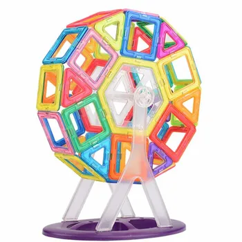 10-149pcs Dimensiuni Mari Blocuri Magnetice de Învățământ Jucării de Construcție Clădire Set Magnet Designer de Gresie Kit Pentru Copii cadouri