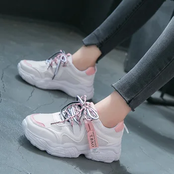 Femei Pantofi Casual Formatori De Personalitate Designer Coș Vara Pantofi Sport 2020 Încăltăminte Într-Femme Espadrile Platforma Adidasi