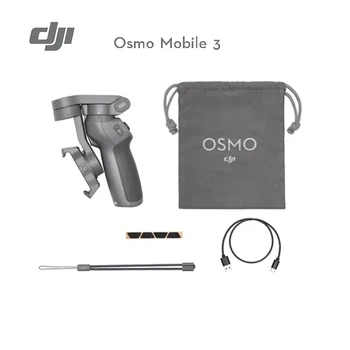 În stoc DJI Osmo Mobil 3/Osmo Mobil 3 Combo este o pliabil gimbal pentru smartphone-uri cu funcții inteligente