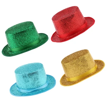 Bărbați Femei Top Pălărie Fantezie Rochie Strălucitoare Sequin Magician Pălărie